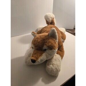 FAO Schwarz Biscuit The Shiba Inu Adopt A Pets Plush Dog Brown White Stuffed